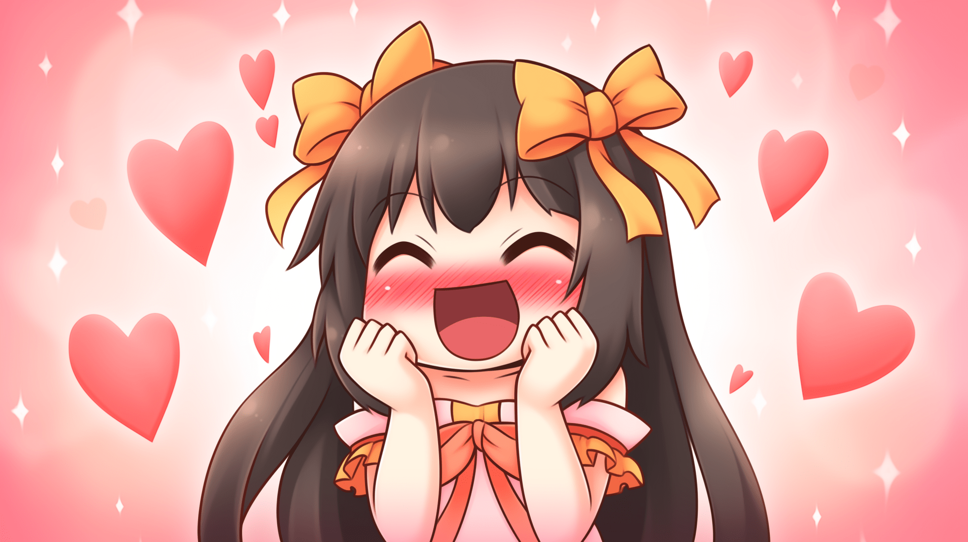 1920x1076 Kawaii Cute Anime Girl HD Wallpaper