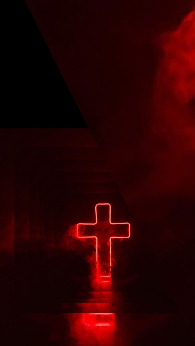 736x1308 Red and black cross wallpaper. Red cross black background, Red cross wallpaper hd, Cross wallpaper 4k