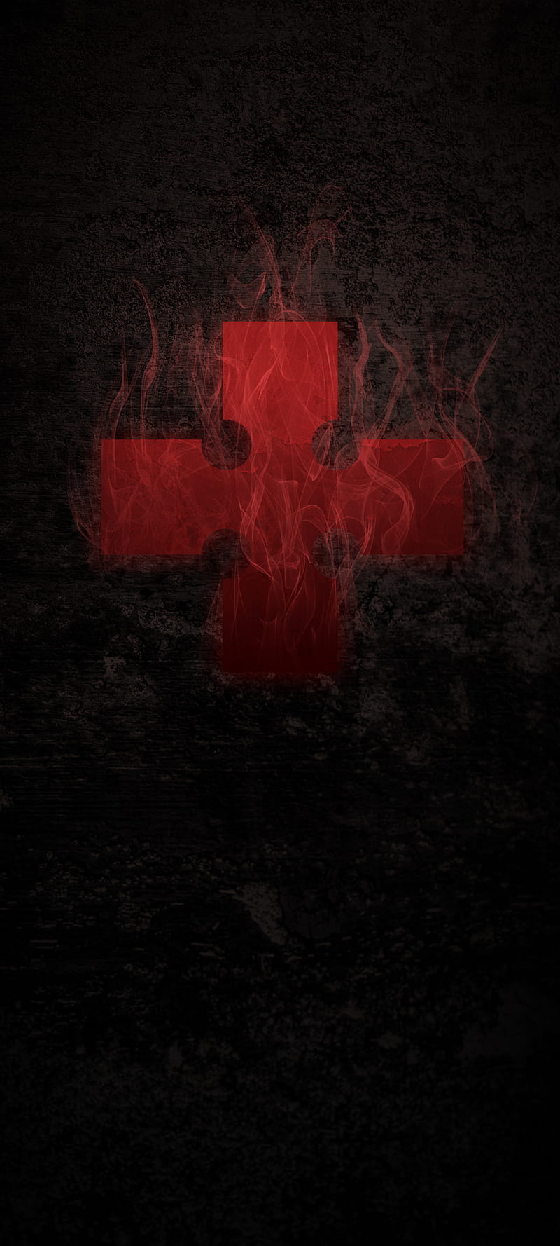 800x1778 HD red cross symbol wallpaper
