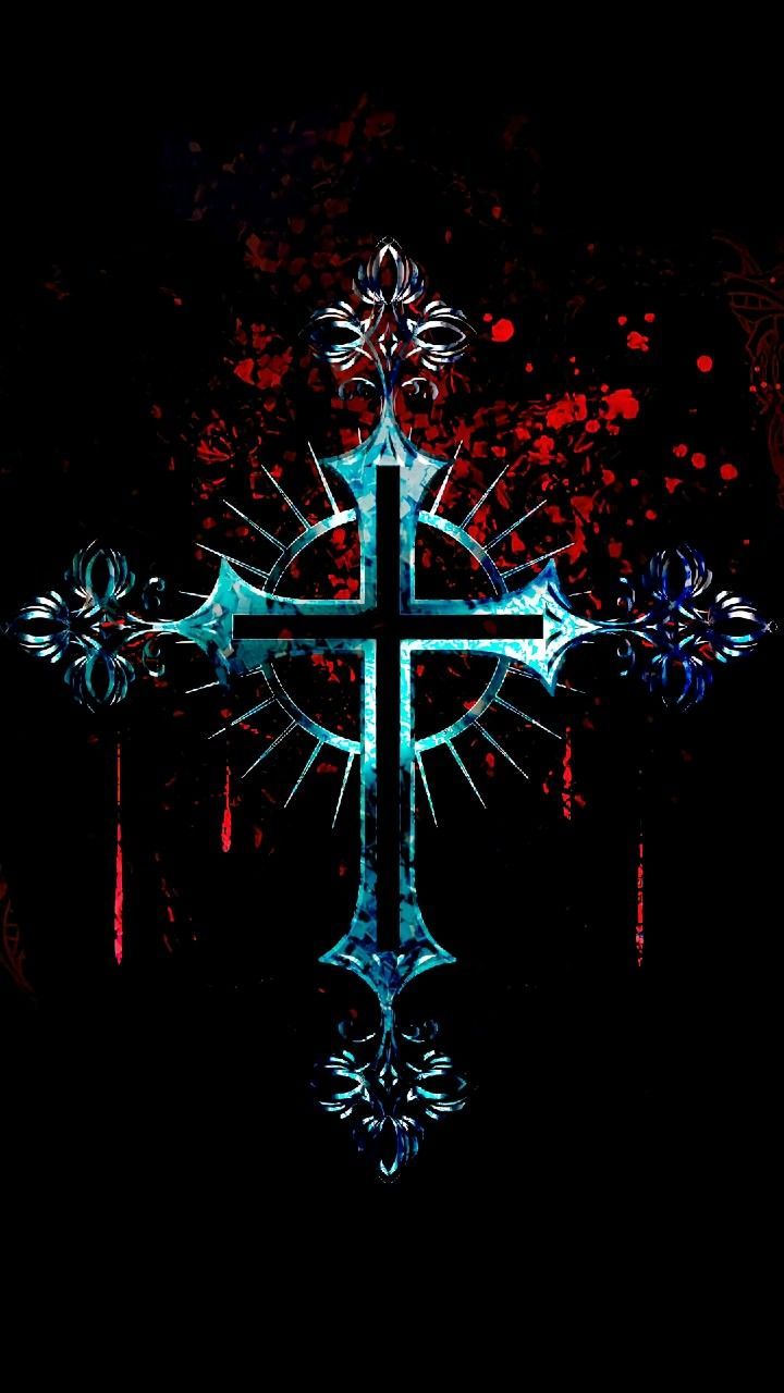720x1280 Scary Wallpaper Cross Drawing. Aesthetic cross wallpaper, Fond d'écran herbe, Cross background
