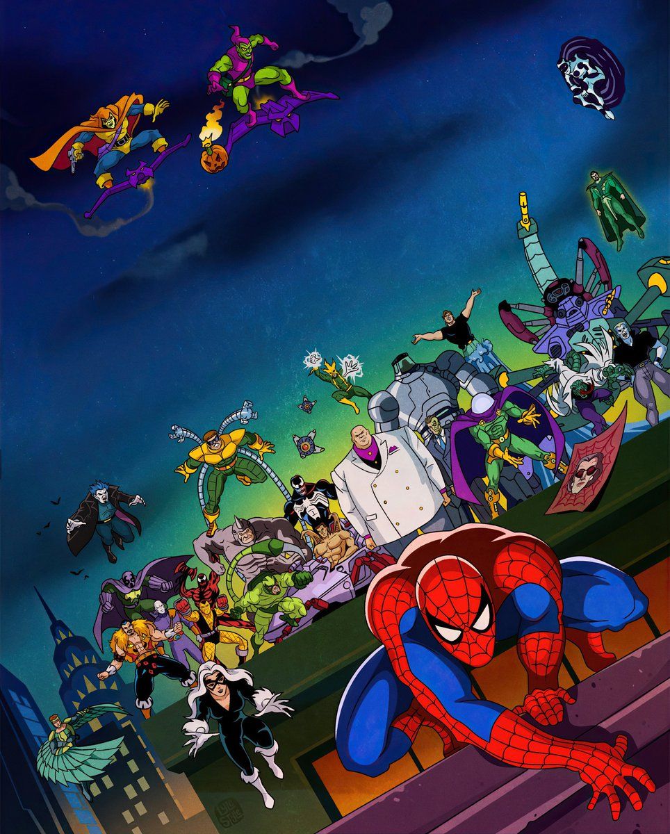 964x1200 Spider Man : The Animated Series 1994