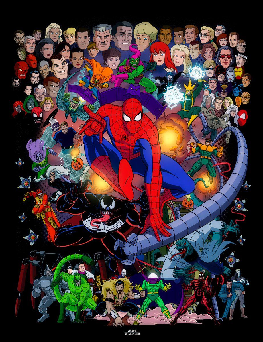 923x1200 Spider Man : The Animated Series 1994