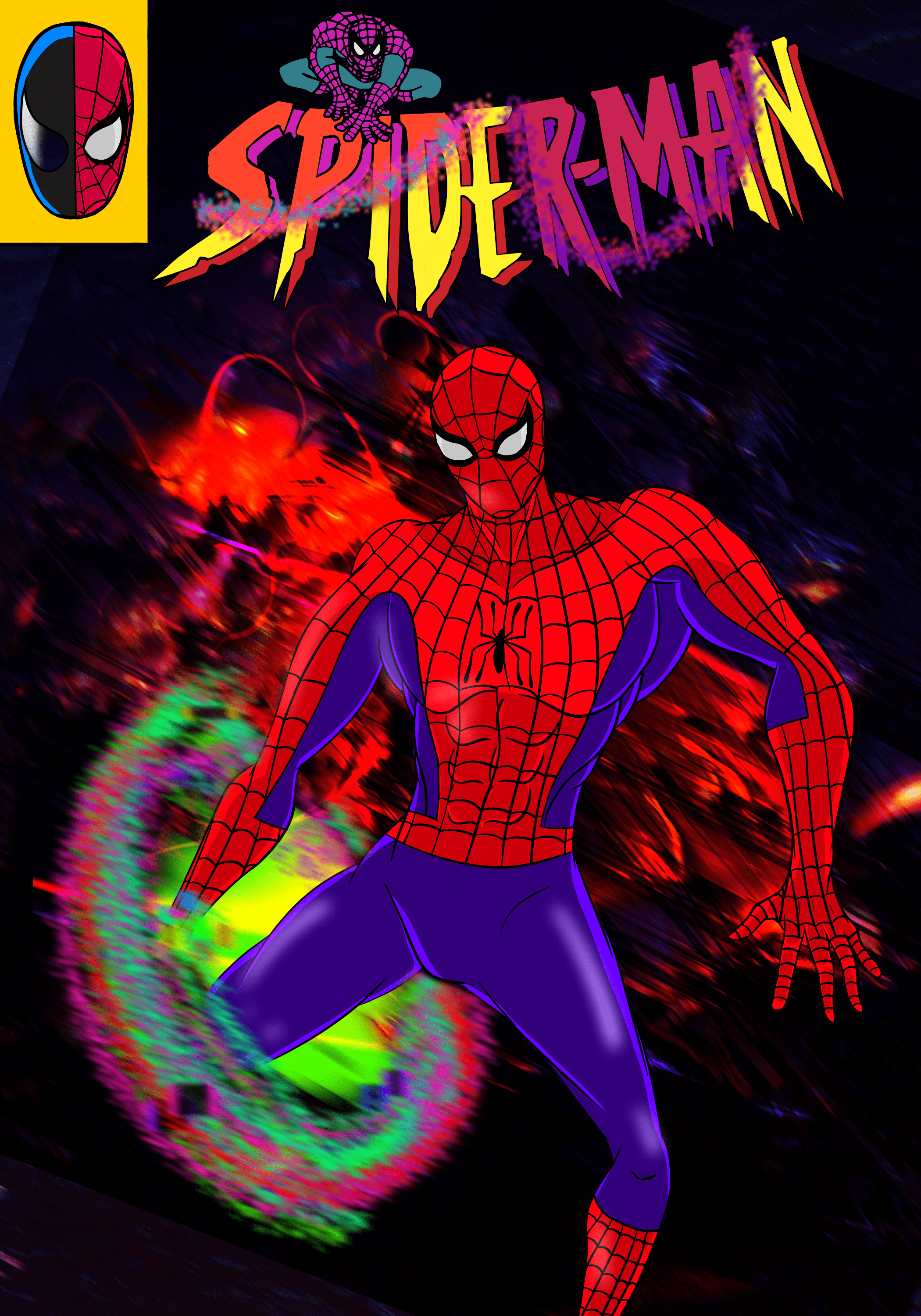 2100x3000 spider man 1994 into the spider verse by cakejam63 on Newgrounds