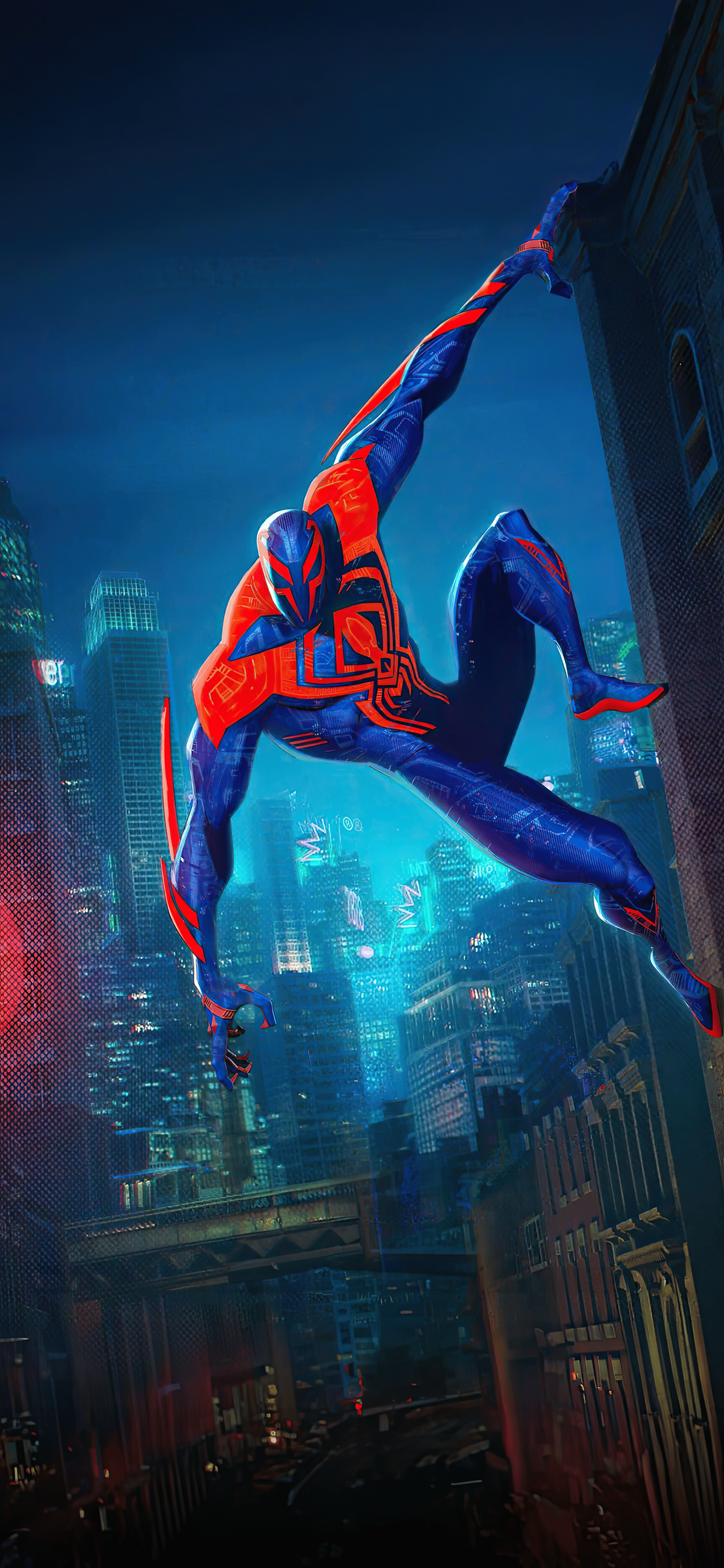 2250x4872 Converted The Across The Spider Verse Character Posters Into Mobile Wallpaper