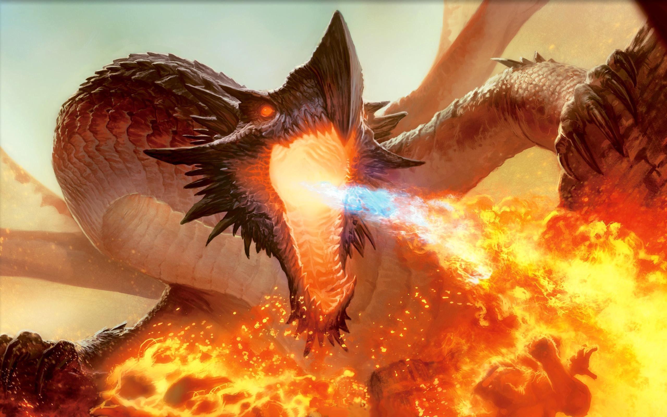 2560x1600 dragons breathing fire. Description: The Wallpaper above is Fire