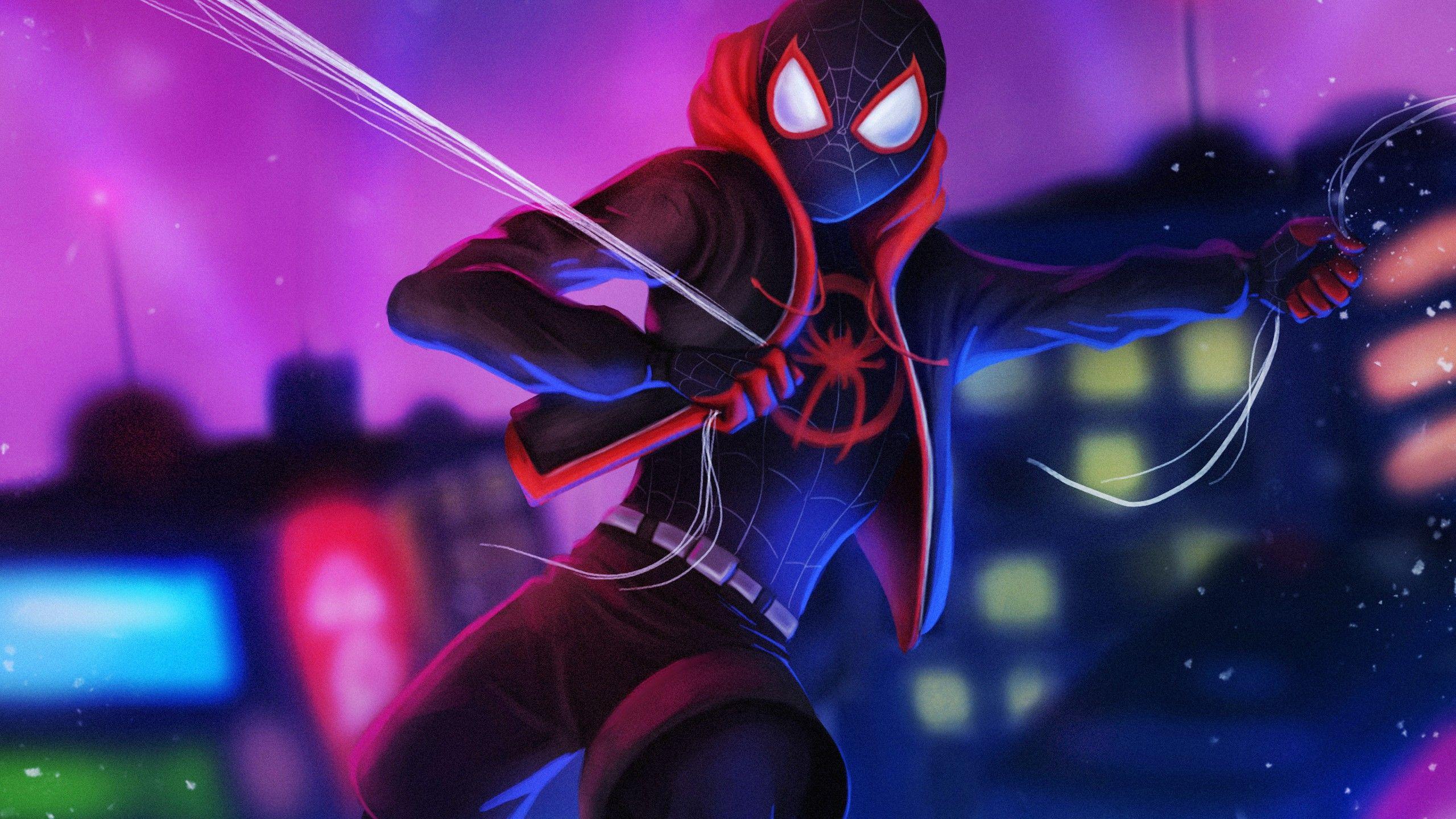 2560x1440 Miles Morales Wallpaper HD