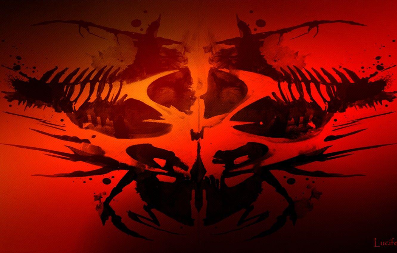 1332x850 Wallpaper logo, Hitman, Symbol, Rorschach Test, Organikum, Arhxaos image for desktop, section абстракции