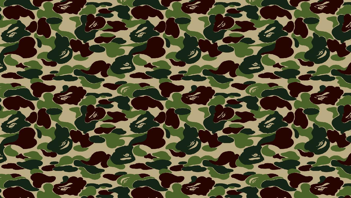 1360x768 Bape Desktop Wallpaper