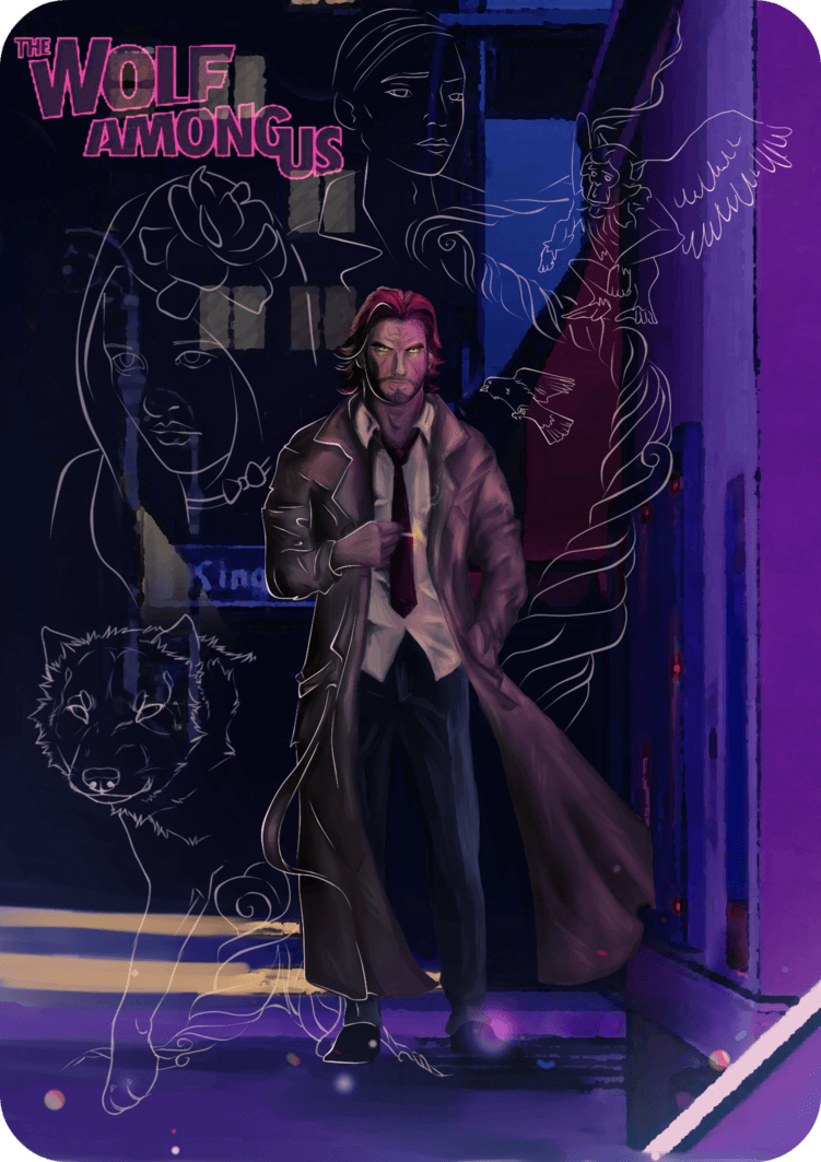 751x1063 The Wolf Among Us By Darrachese Among Us Art Wallpaper & Background Download