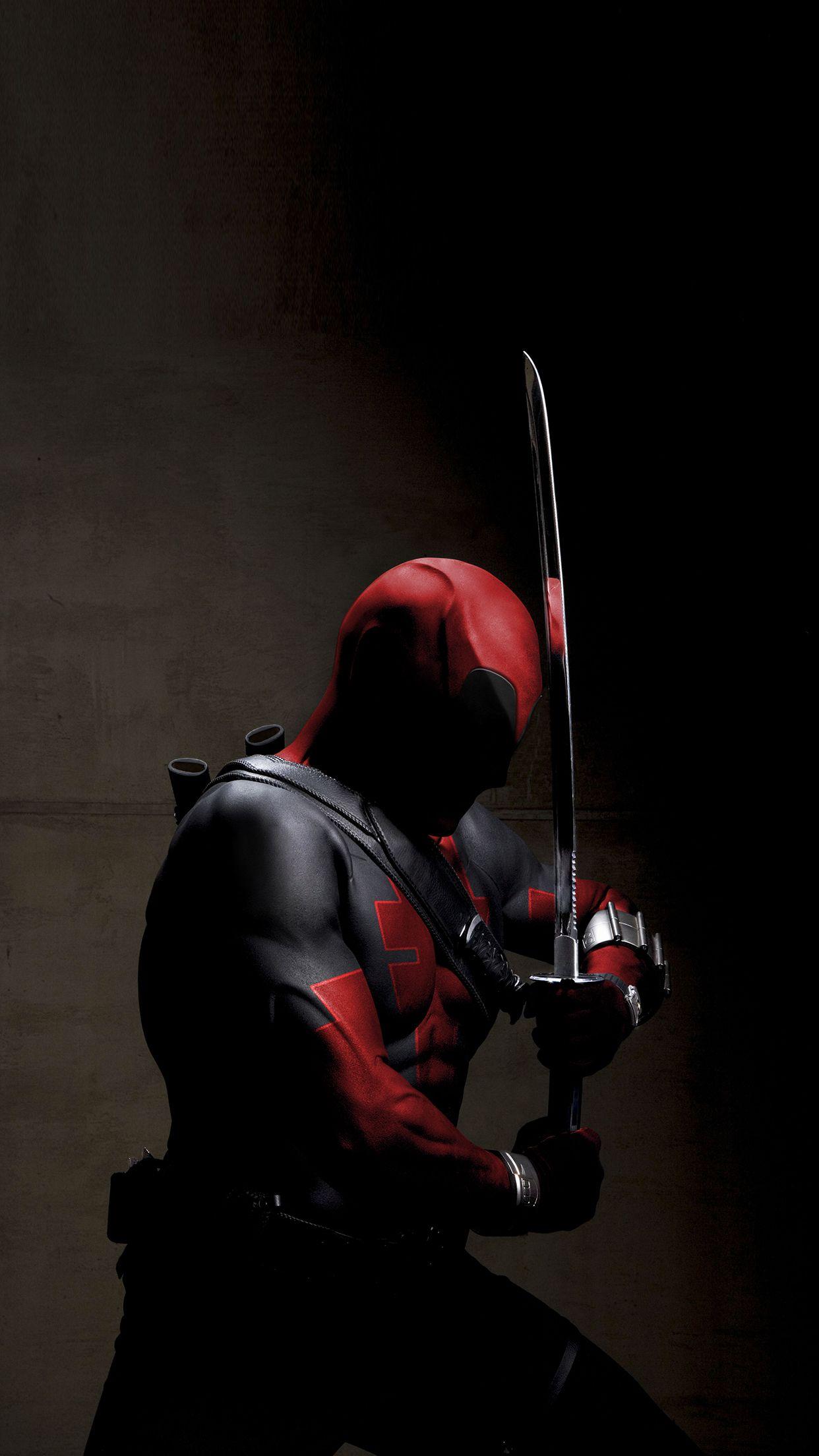 1242x2208 DeadPool dark game iphone 6 mobile HD wallpaper new