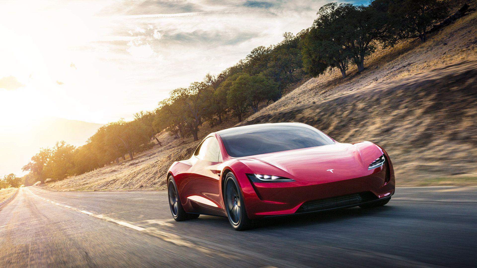 1920x1080 Tesla Roadster Wallpaper