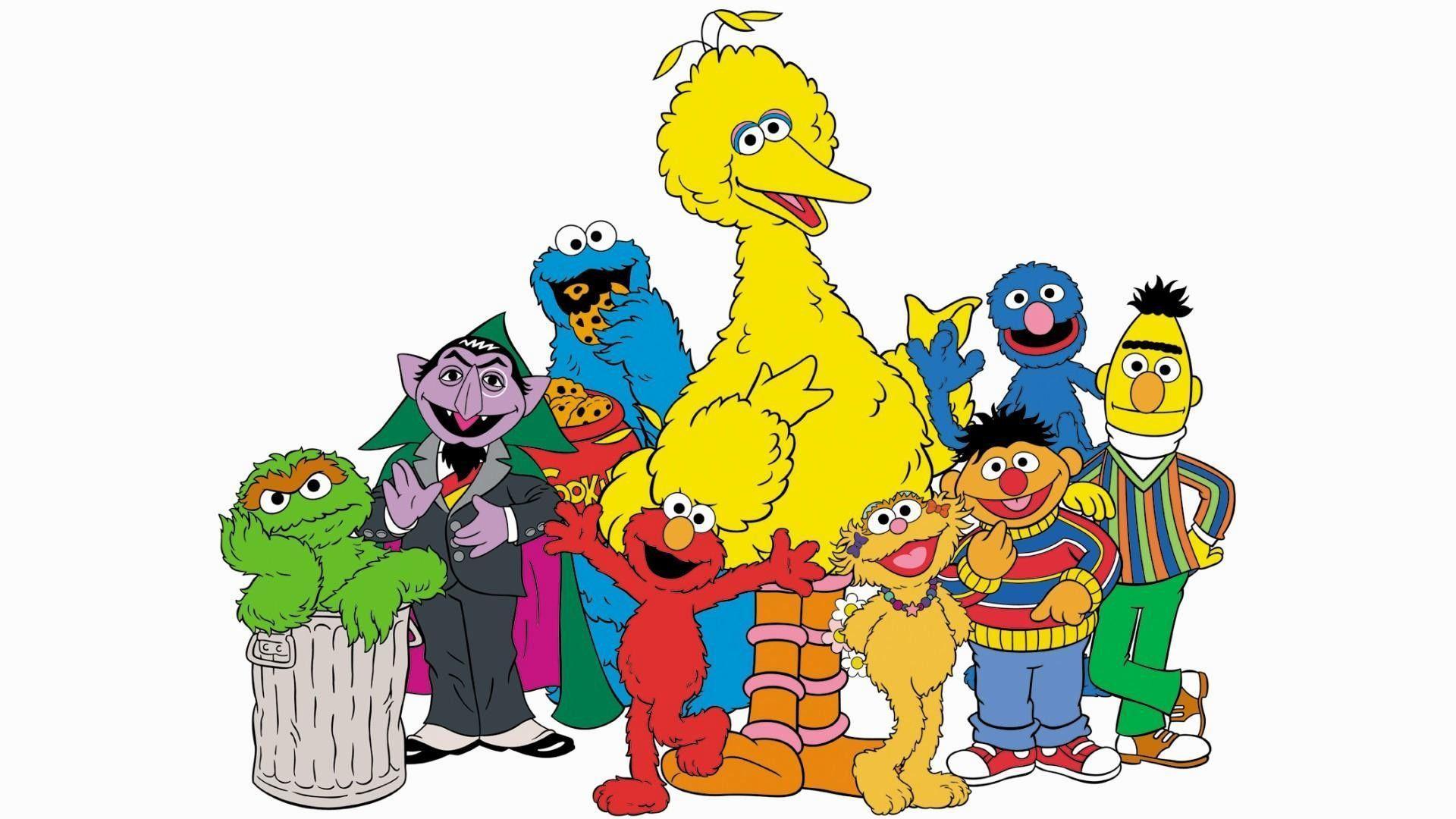 1920x1080 iPhone 7 Sesame Street Kaws Wallpaper