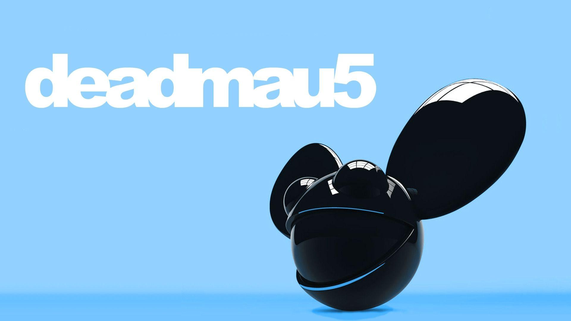 1920x1080 Download Wallpaper 1920x1080 deadmau mouse, 3D, name, background Full HD 1080p HD Background