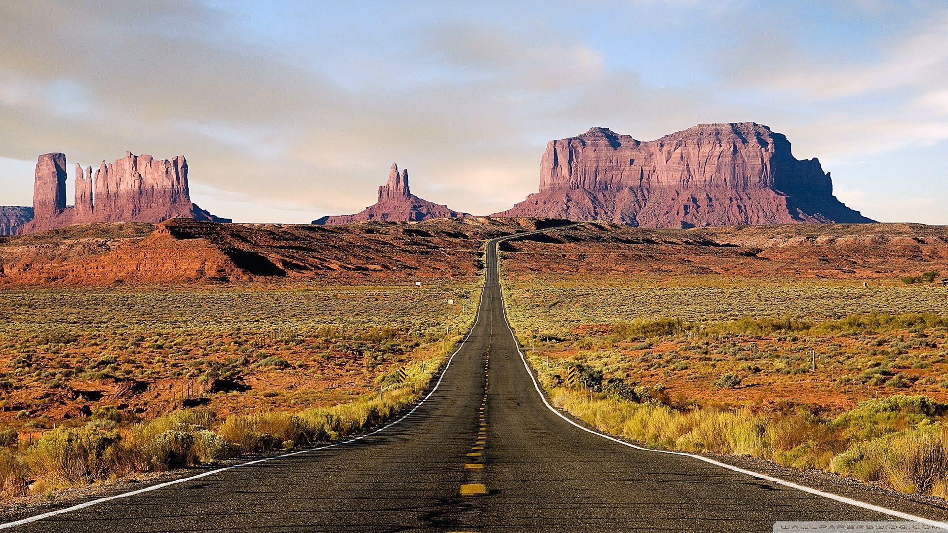 1920x1080 Route Desert ❤ 4K HD Desktop Wallpaper for 4K Ultra HD TV • Wide