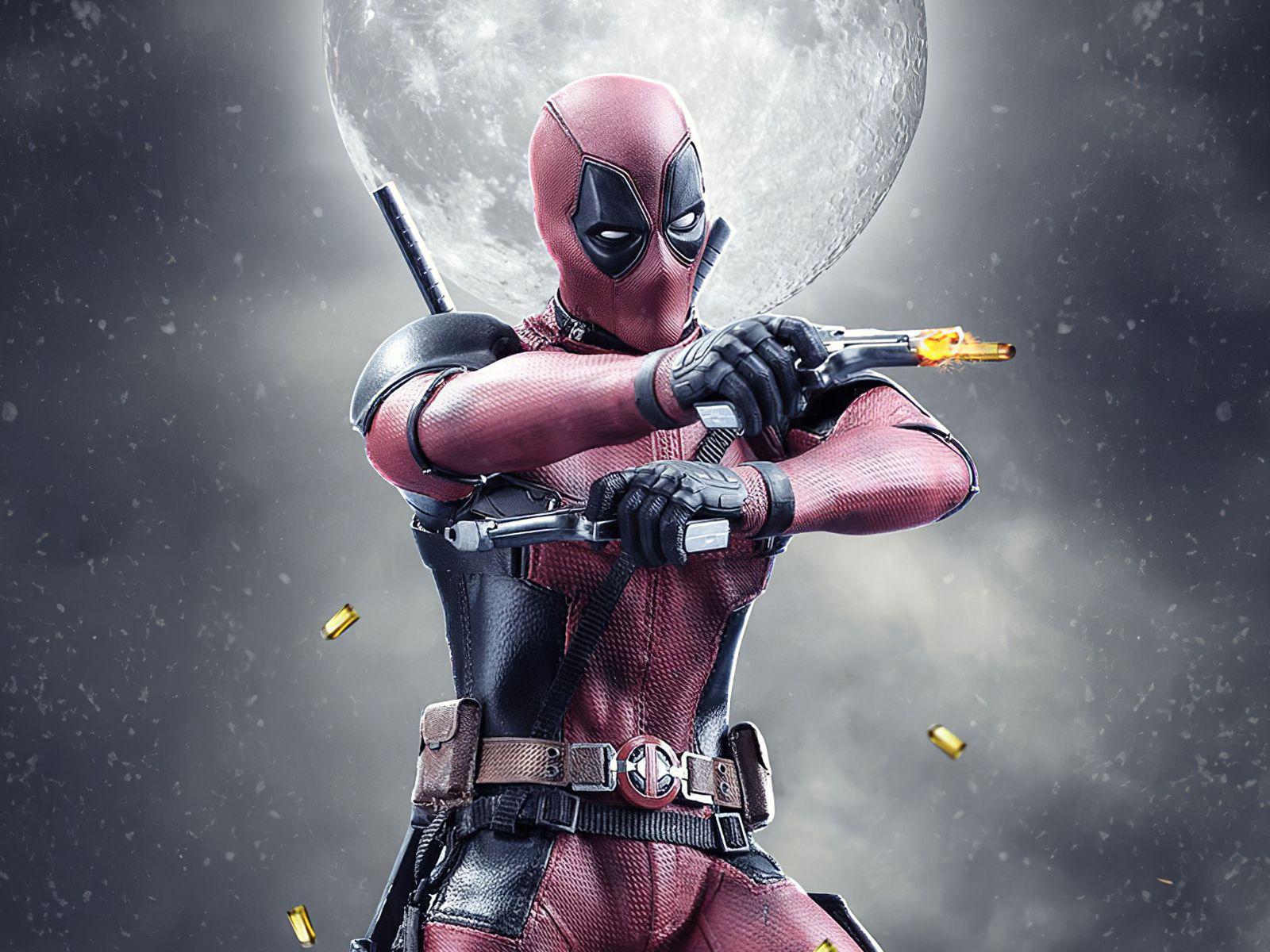 1600x1200 Deadpool Firing 1600x1200 Resolution HD 4k Wallpaper, Image, Background, Photo and Picture