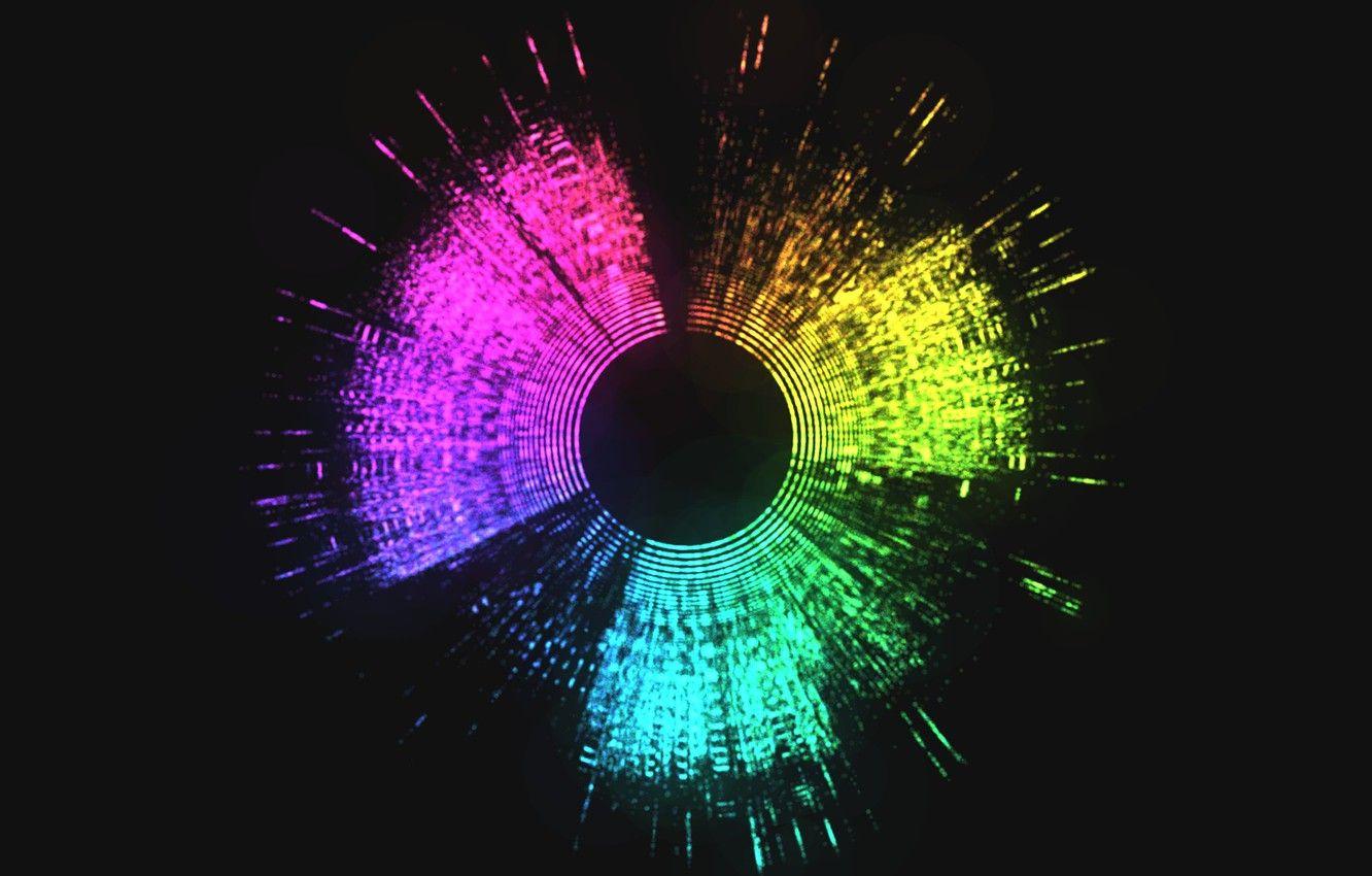1332x850 Wallpaper Rainbow, DNA, Music, Colorfull, Circle Image For Desktop, Section Hi Tech