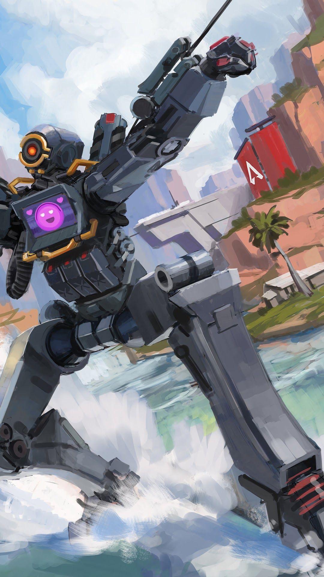 1080x1920 Apex Legends, Pathfinder, 4k, Legends Pathfinder Fan Art