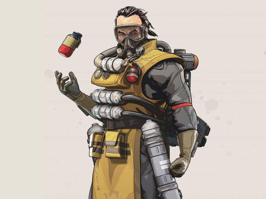 1024x768 Desktop wallpaper caustic, apex legends, soldier, HD image, picture, background, cc90d8