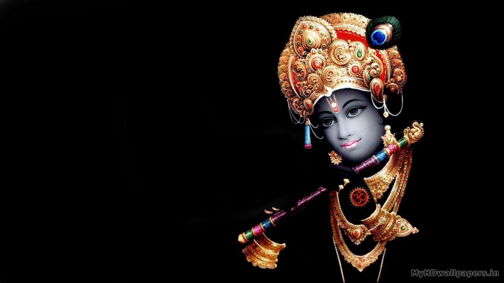 1920x1080 Lord Krishna Wallpaper HD. Lord krishna wallpaper, Krishna wallpaper, Shree krishna wallpaper