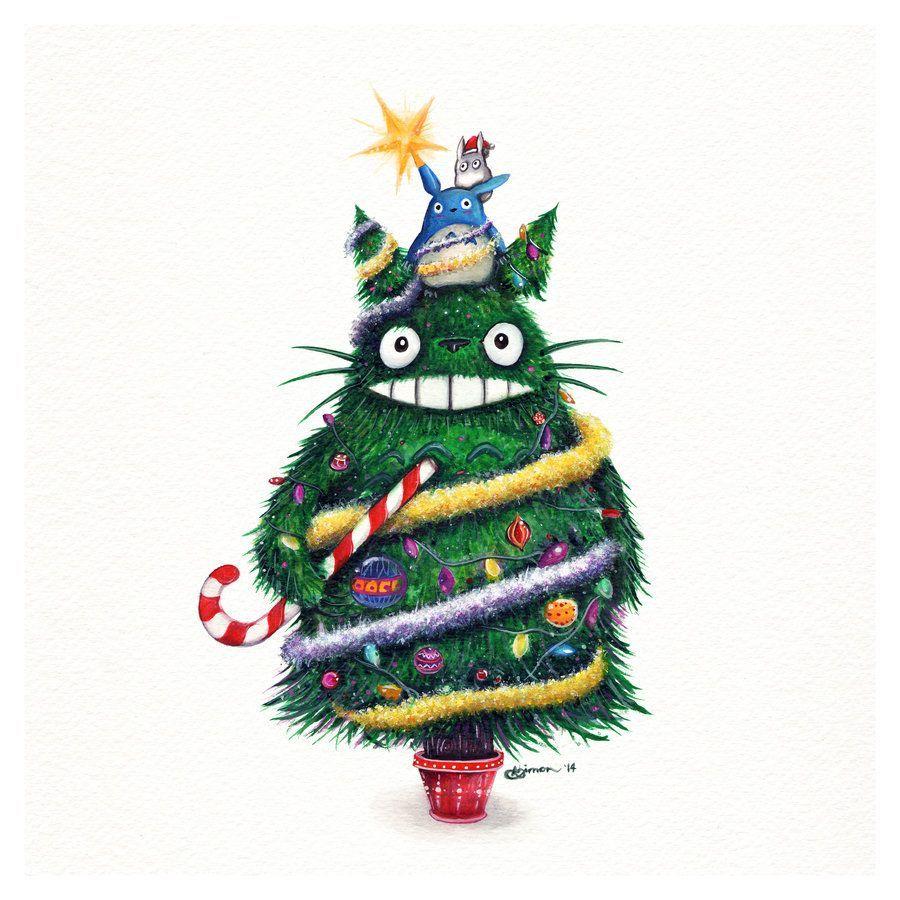 900x900 Christmas Totoro. Studio ghibli, Totoro, Ghibli