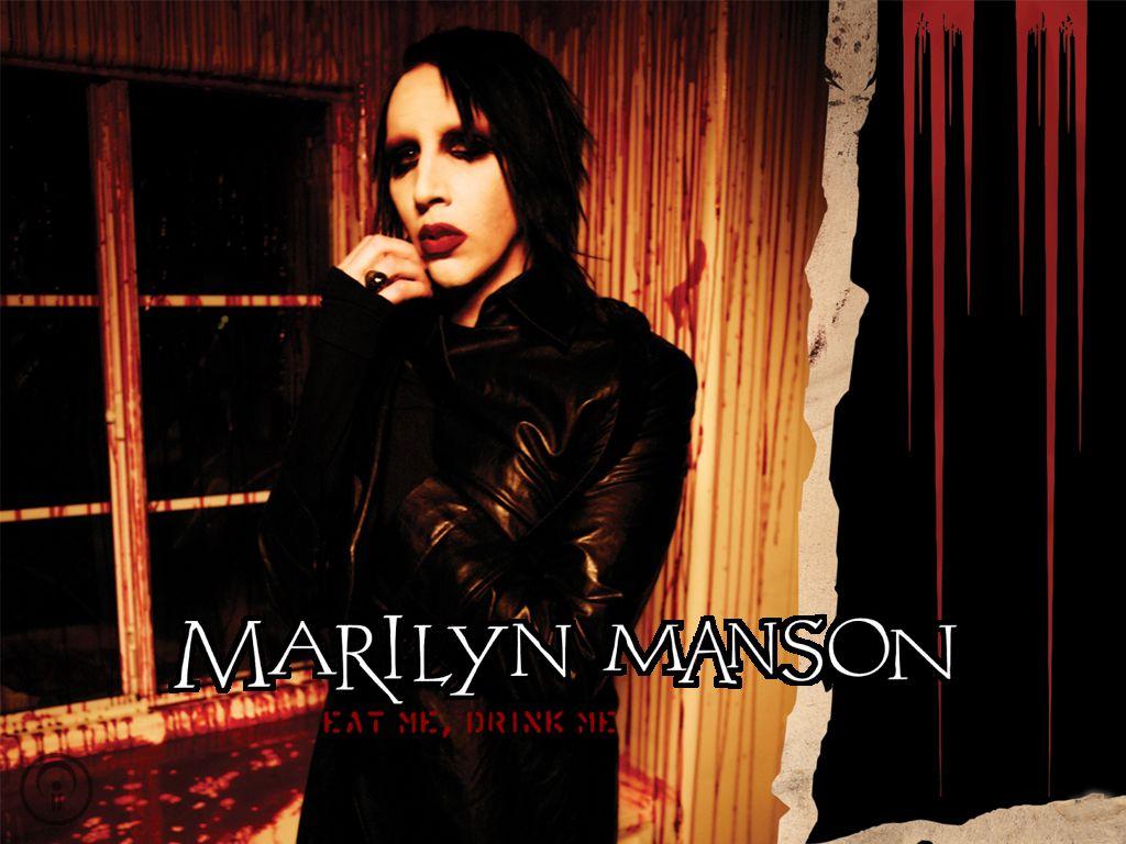 1024x768 Marilyn Manson HD Wallpaper