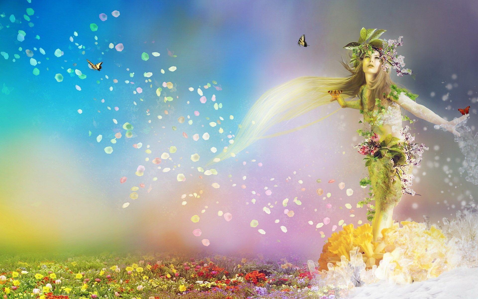 Spring Fairy Desktop Wallpapers - Top Free Spring Fairy Desktop ...