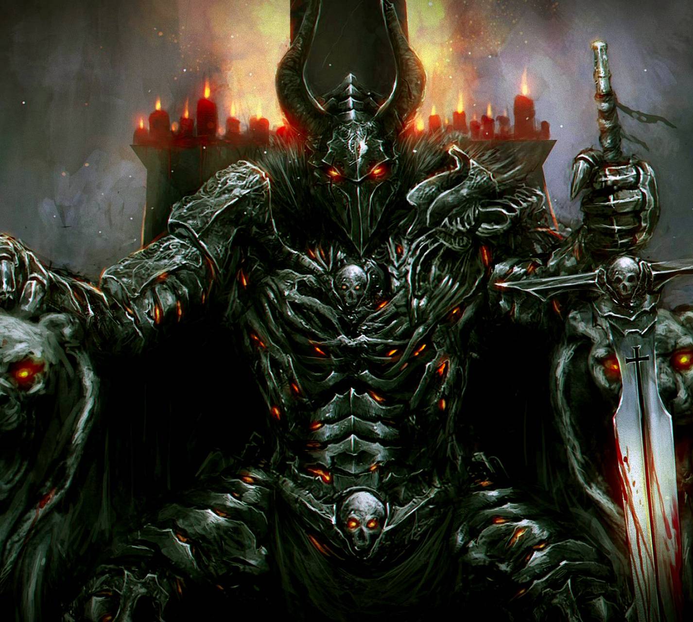 1426x1280 Chaos knight wallpaper
