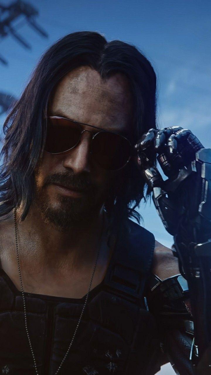 720x1280 Keanu reeves cyberpunk 2077 glasses Wallpaper. Rican. Cyberpunk, Keanu reeves, Cyberpunk 2077
