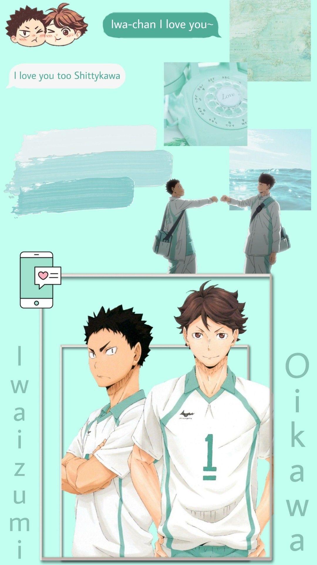 1080x1920 Iwaoi wallpaper. Iwaoi, Haikyuu anime, Haikyuu wallpaper