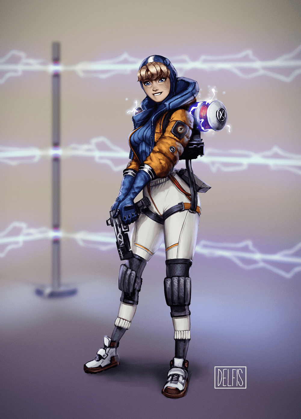 1000x1389 Wattson Apex Legends Wallpaper