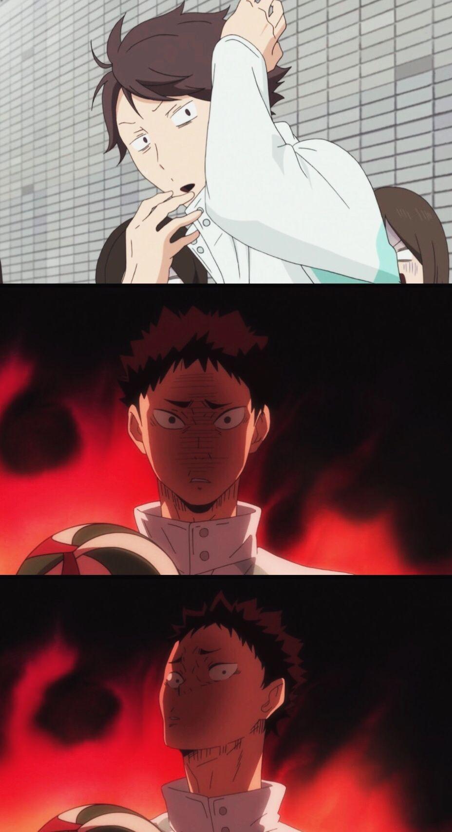 928x1709 Haikyuu!! ヽ(°▽ º)/. Haikyuu anime, Haikyuu iwaizumi, Iwaizumi