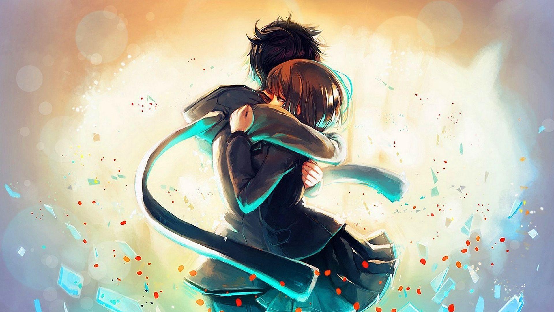 1920x1080 Best 12 cute couple hug wallpaper for mobile