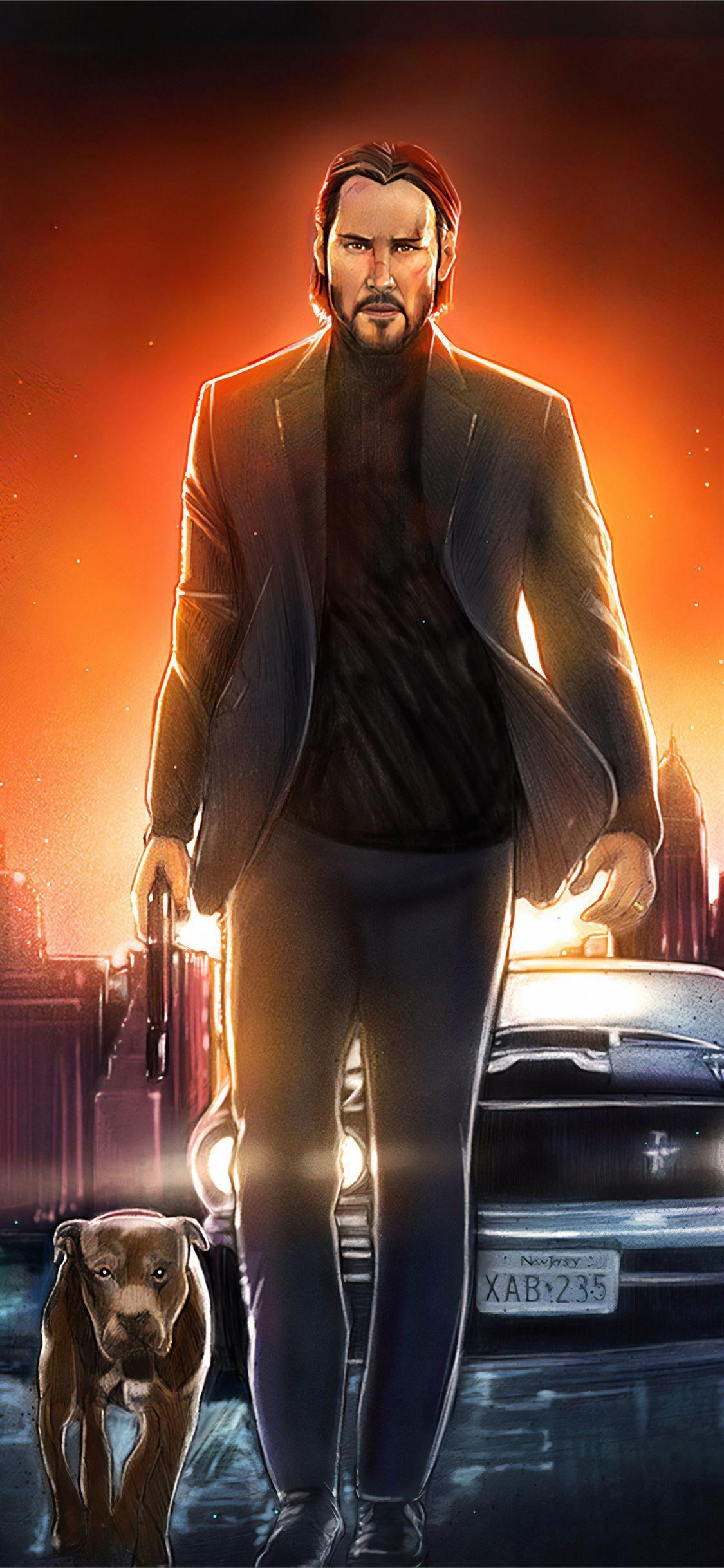 1125x2436 Best Keanu reeves iPhone 11 Wallpaper HD [2020]