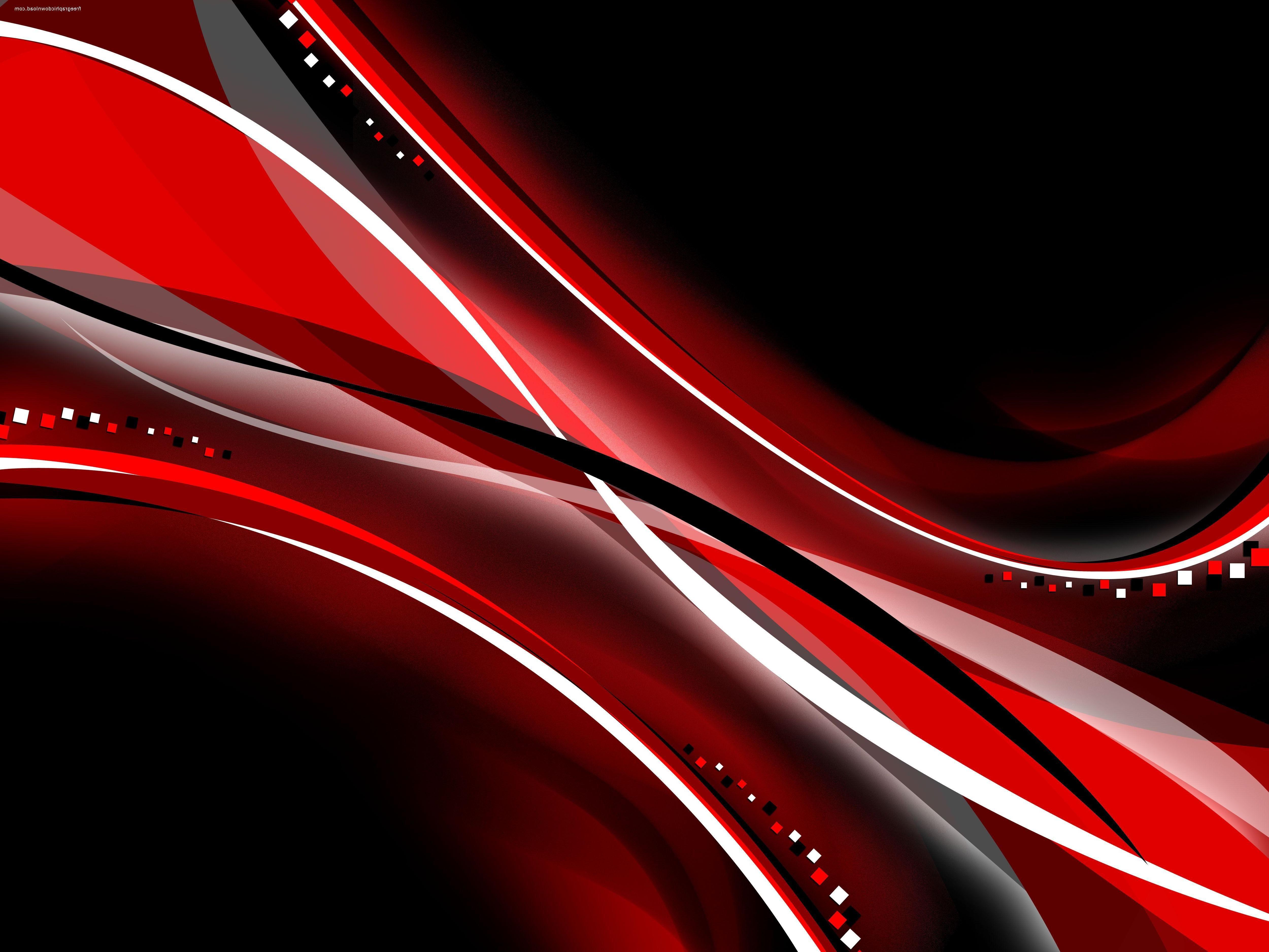 Wallpaper 4k Red Black Texture Shapes Abstract Wallpaper