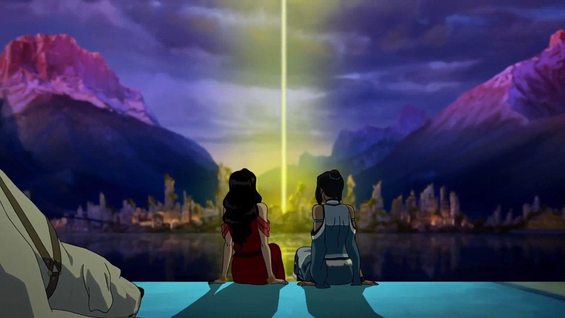 1920x1080 I made a Korrasami Desktop wallpaper set from the finale for you guys! More in comments. [1920x1080]