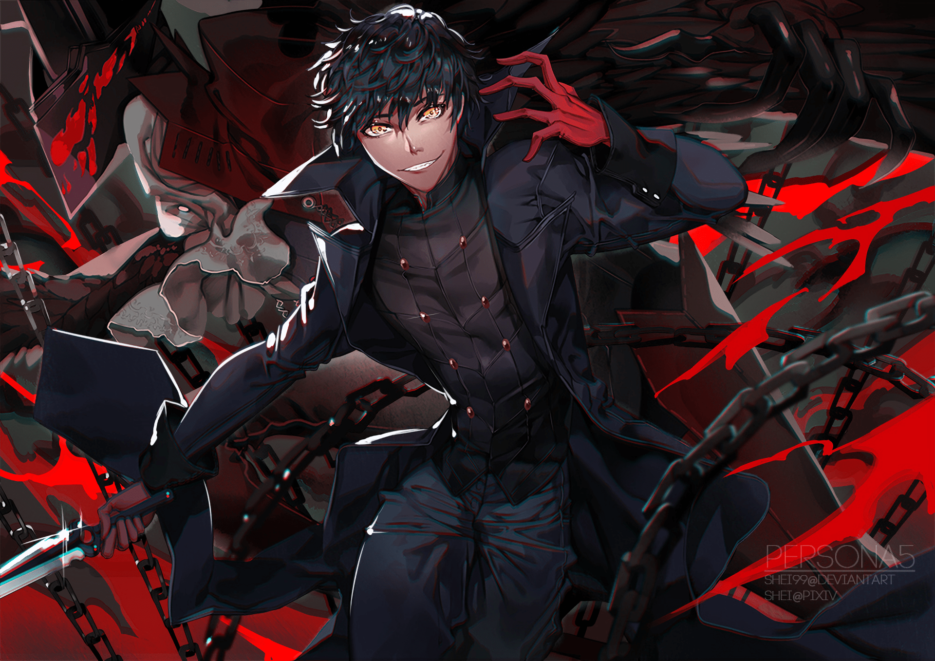 1920x1357 persona 5 akechi wallpaper 1920x1357. Persona Akira kurusu, Persona