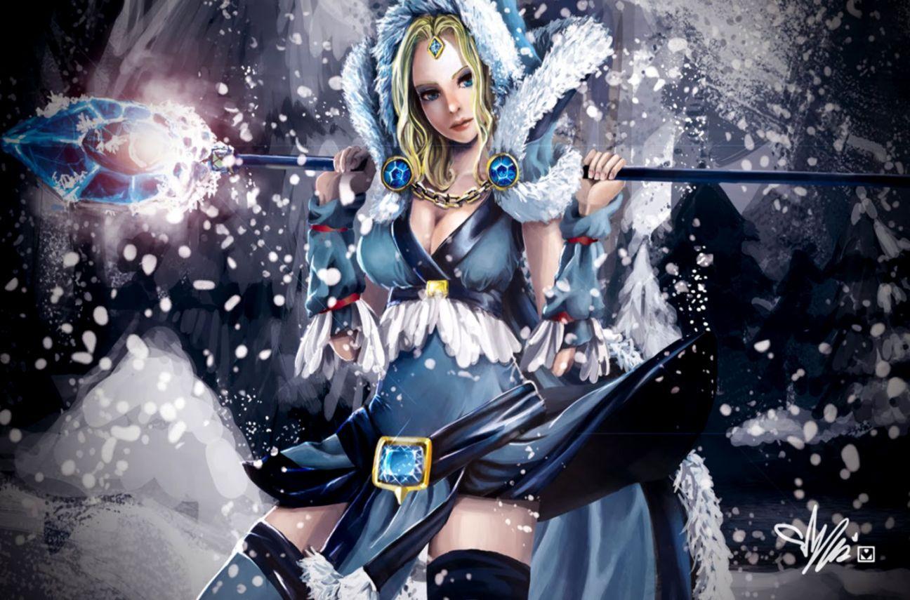 1296x855 Download Dota 2 Crystal Maiden Wallpaper HD