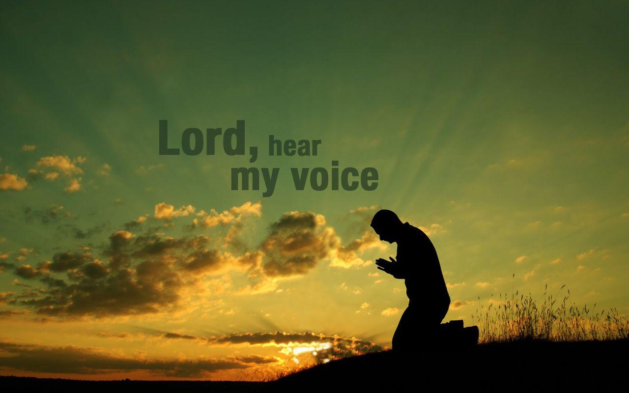 1280x800 Lord Hear My Voice HD Wallpaper