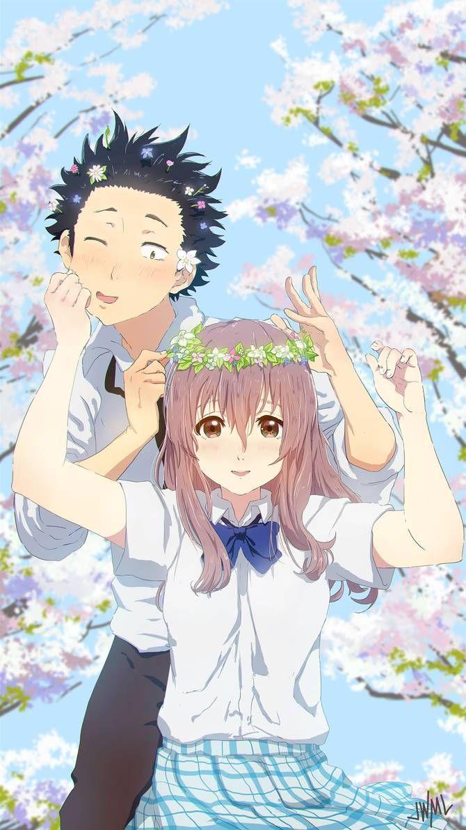 670x1192 Anime Wallpaper HD: Anime Couples Silent Voice