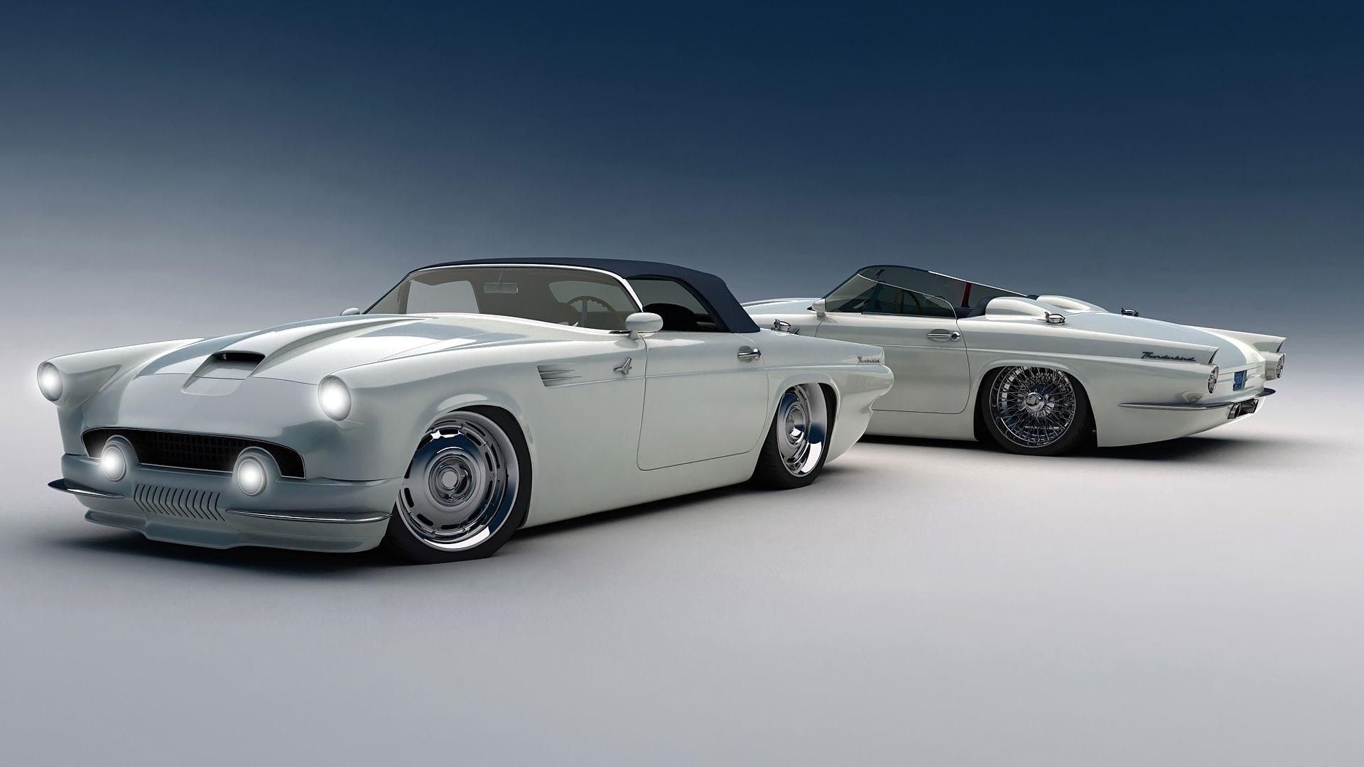 1920x1080 Ford Thunderbird HD wallpaper