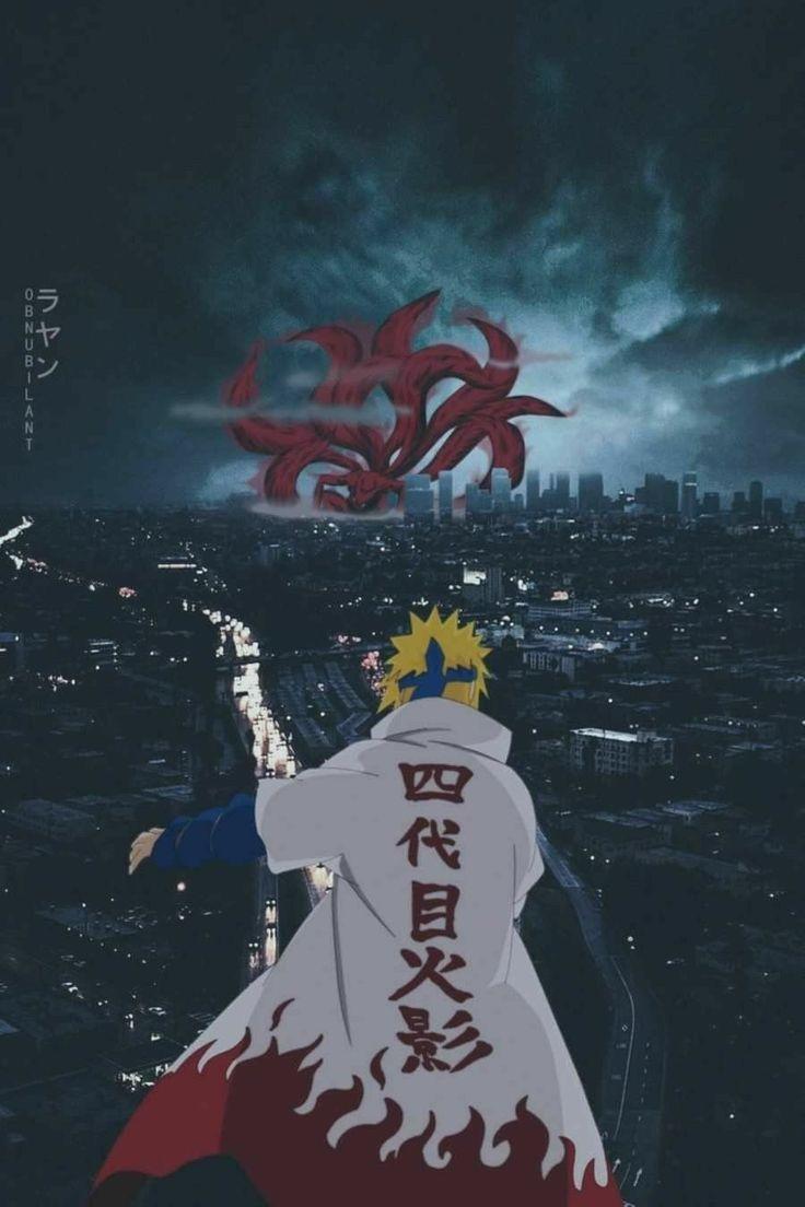 736x1104 Minato & the Nine Tailed Beast. Blog. Иллюстрации кошек, Мультипликационные иллютрации, Анимационные зарисовки