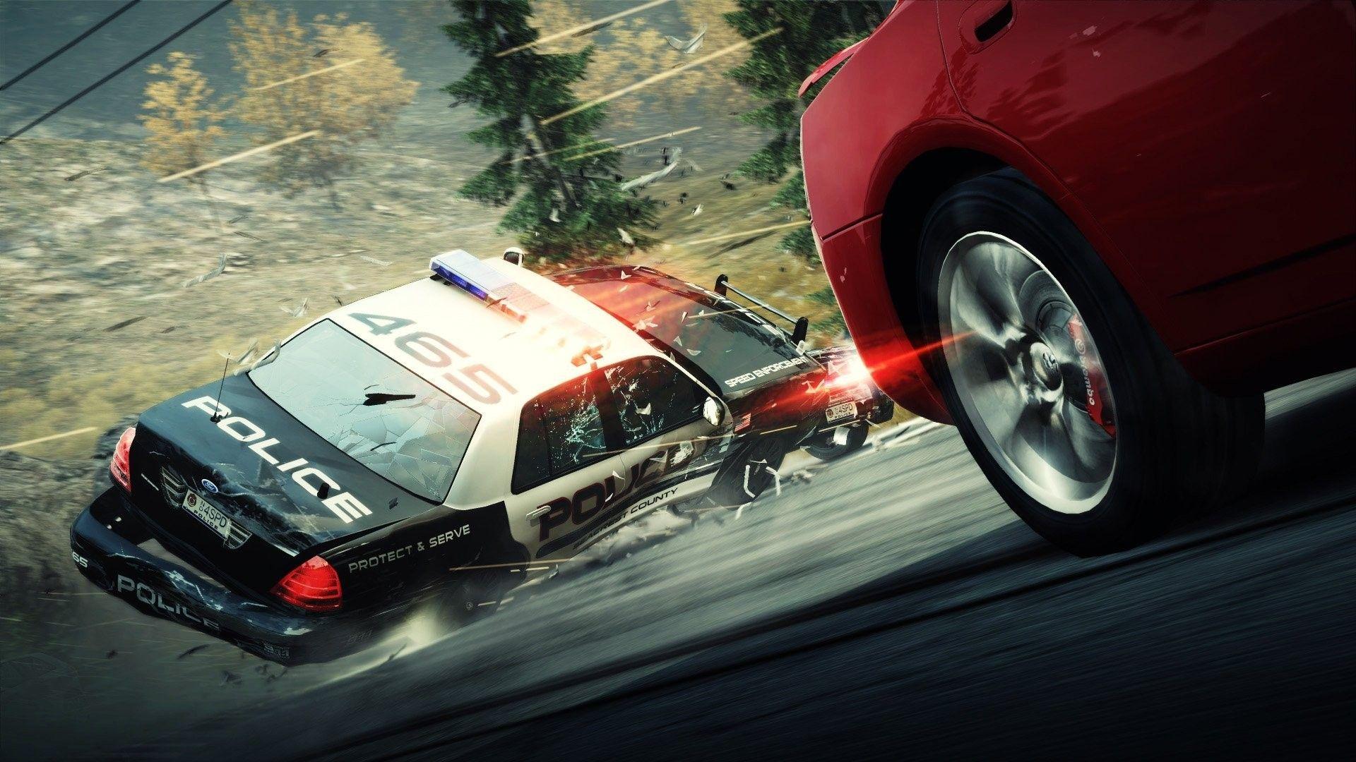 1920x1080 car, Video Games, Need For Speed: Hot Pursuit, Police Cars Wallpaper HD / Desktop and Mobile Background