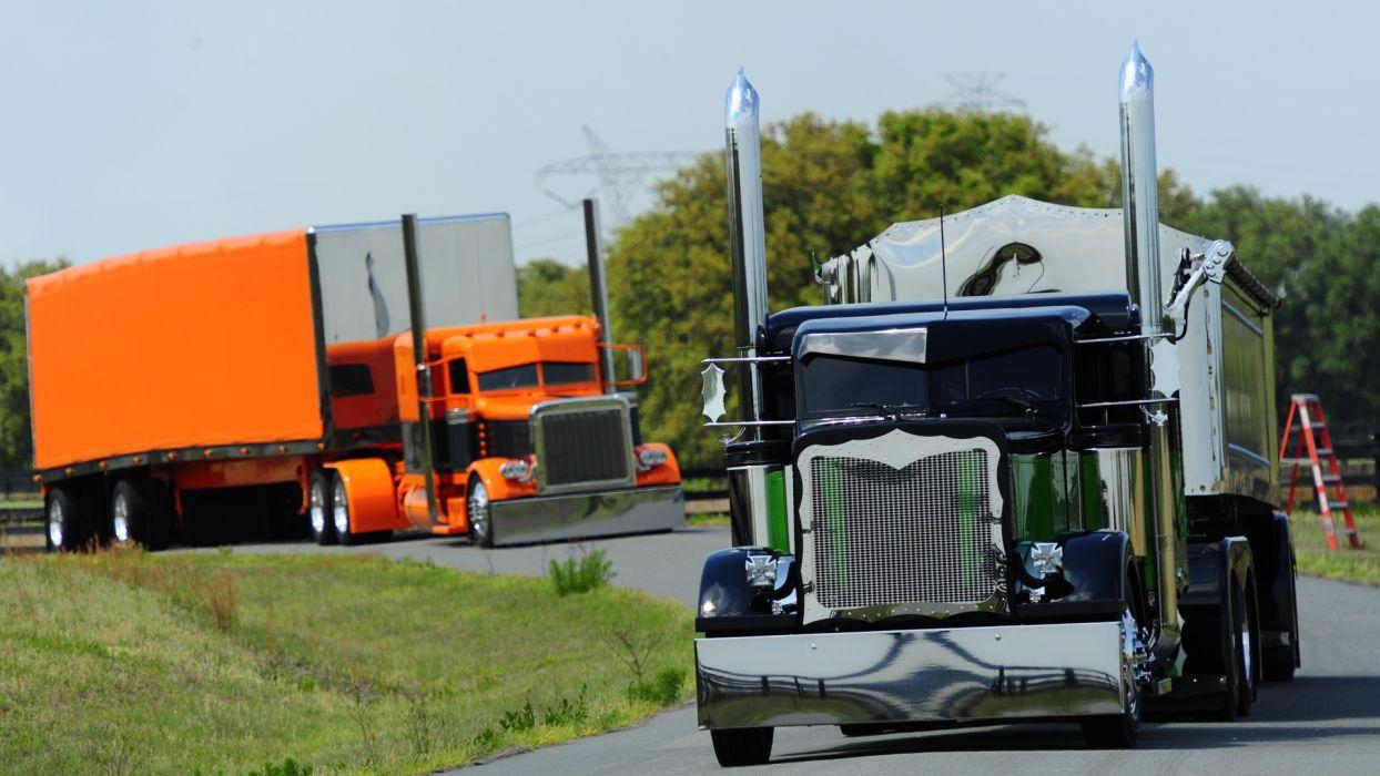 1244x700 Peterbilt big rigs tractor trailer