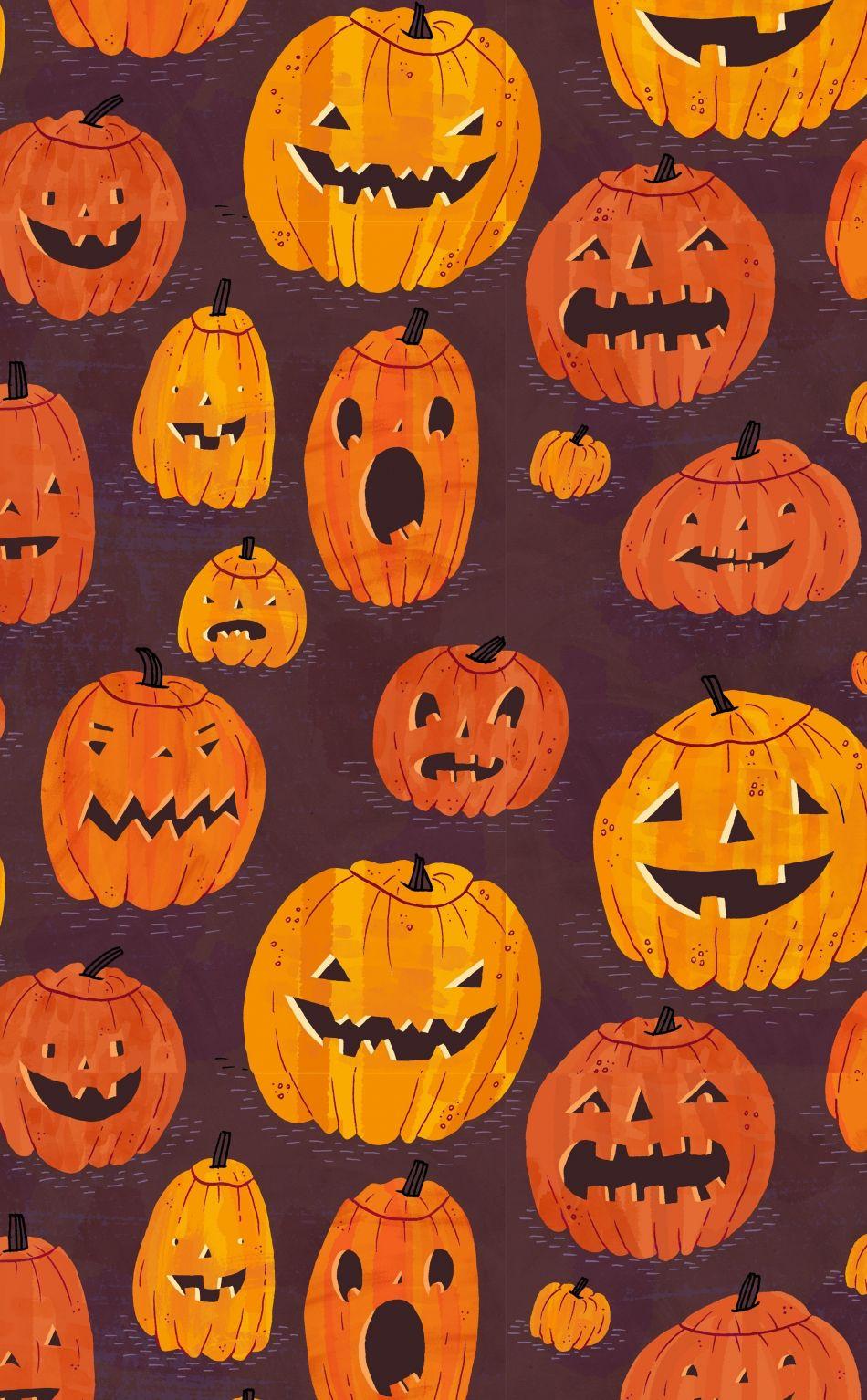 950x1534 Download 950x1534 wallpaper pumpkin, pattern, halloween, iphone, 950x1534 HD image, background, 464