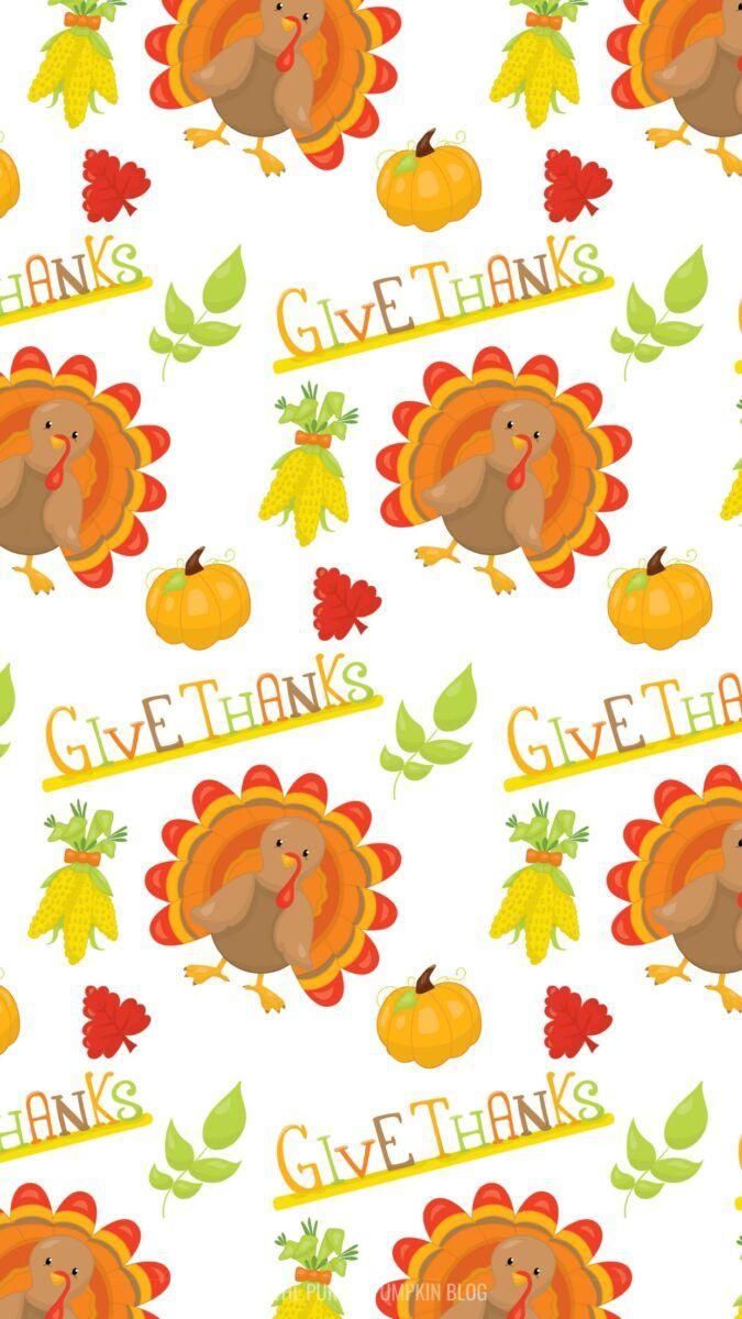 675x1200 Thanksgiving Wallpaper to Download for Phones Cute Designs!