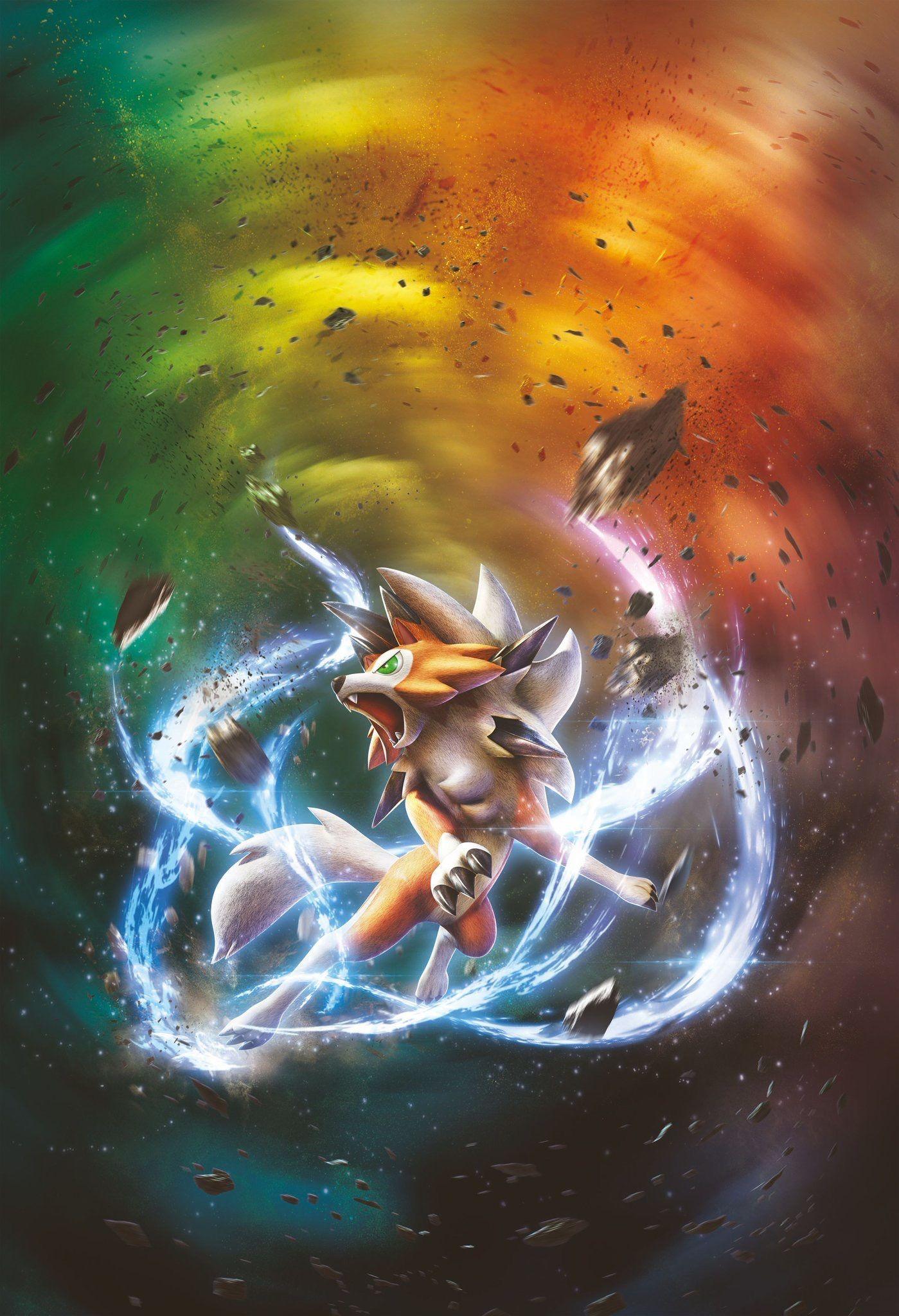 1399x2048 Lovely Dusk Form. I had one named Dusty on my team for a while. Rockruff pokemon, Pokemon, Pokemon rayquaza