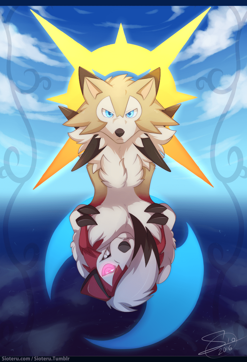 865x1269 Day and Night. Pokémon Sun and Moon