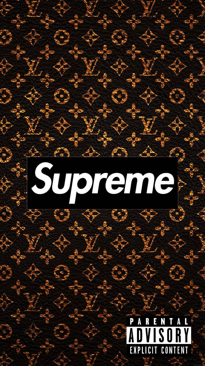 720x1280 SUPREME AND LV wallpaper