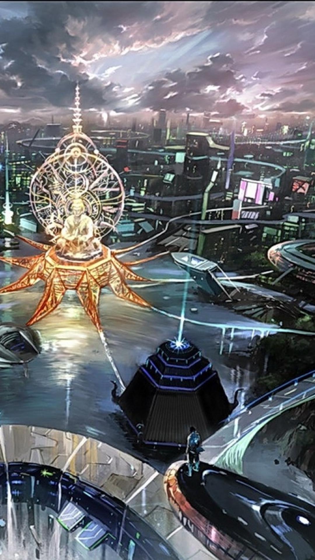 1080x1920 Armor Science Fiction Guyver Cities Buda Sci Fi Wallpaper