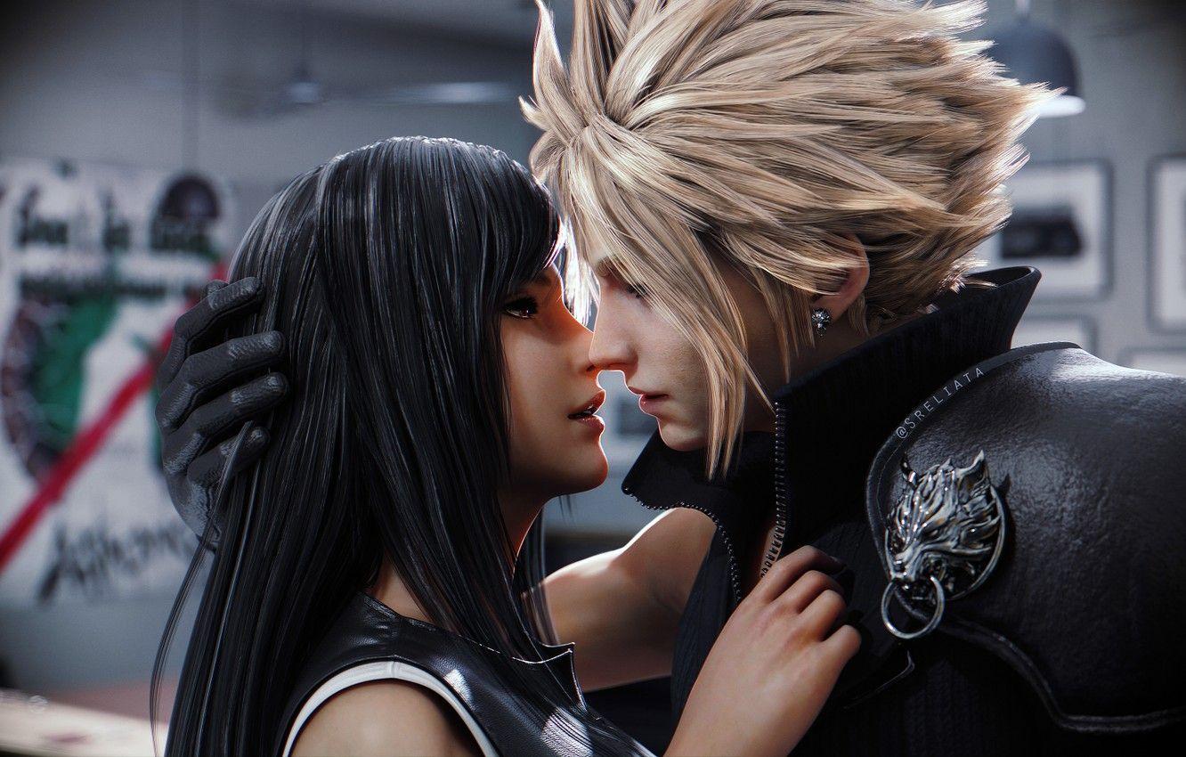 1332x850 Wallpaper two, Final Fantasy VII, Cloud Strife, Tifa Lockhart, Final fantasy Final Fantasy VII Remake image for desktop, section игры